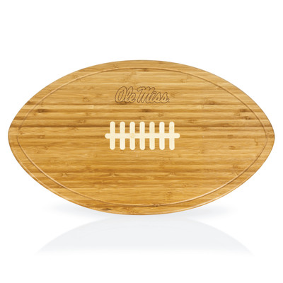 Mississippi Rebels Kickoff Football Cutting Board & Serving Tray | Picnic Time | 908-00-505-373-0