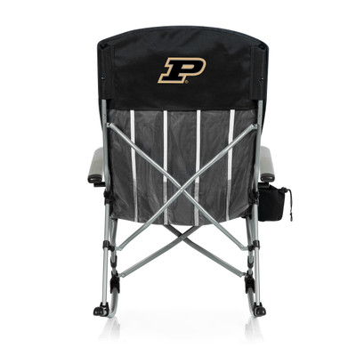 Purdue Boilermakers Outdoor Rocking Camp Chair | Picnic Time | 805-01-175-514-0