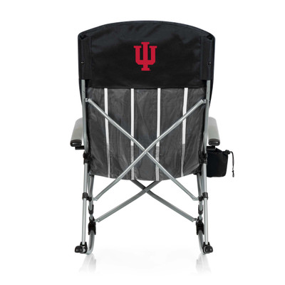 Indiana Hoosiers Outdoor Rocking Camp Chair | Picnic Time | 805-01-175-674-0