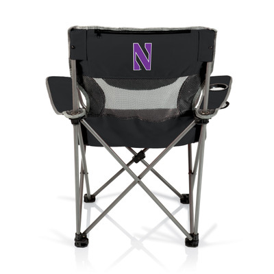 Northwestern Wildcats Campsite Camp Chair | Picnic Time | 806-00-175-434-0