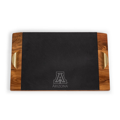 Arizona Wildcats Covina Acacia and Slate Serving Tray | Picnic Time | 957-07-512-013-0