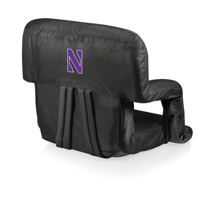Northwestern Wildcats Ventura Portable Reclining Stadium Seat | Picnic Time | 618-00-179-434-0