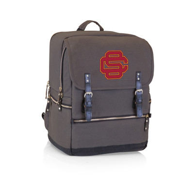 USC Trojans Bar-Backpack Portable Cocktail Set | Picnic Time | 670-44-105-098-0