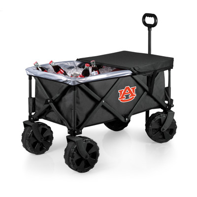 Auburn Tigers Adventure Wagon Elite All-Terrain Portable Utility Wagon | Picnic Time | 741-85-679-044-0