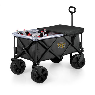 Wake Forest Demon Deacons Adventure Wagon Elite All-Terrain Portable Utility Wagon | Picnic Time | 741-85-679-614-0