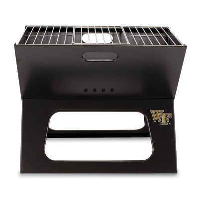 Wake Forest Demon Deacons X-Grill Portable Charcoal BBQ Grill | Picnic Time | 775-00-175-614-0