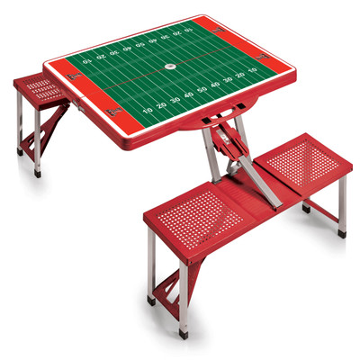 Texas Tech Red Raiders Picnic Table Portable Folding Table with Seats | Picnic Time | 811-00-100-575-0