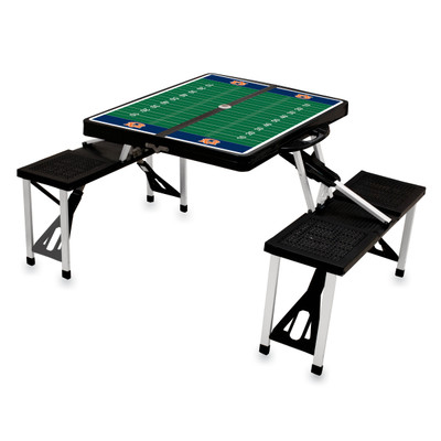 Auburn Tigers Picnic Table Portable Folding Table with Seats | Picnic Time | 811-00-175-045-0