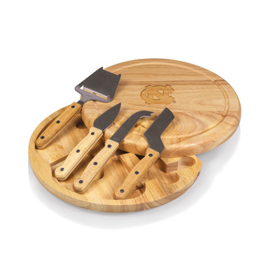 North Carolina Tar Heels Circo Cheese Cutting Board & Tools Set | Picnic Time | 854-00-505-413-0