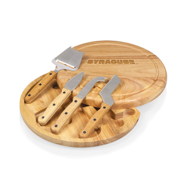 Syracuse Orange Circo Cheese Cutting Board & Tools Set | Picnic Time | 854-00-505-543-0