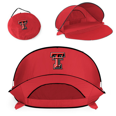 Texas Tech Red Raiders Manta Sun Shelter - Red | Picnic Time | 113-00-100-574-0