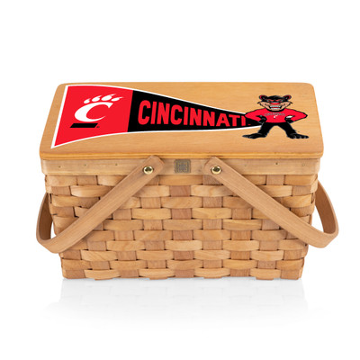 Cincinnati Bearcats Poppy Personal Picnic Basket | Picnic Time | 124-00-299-664-0