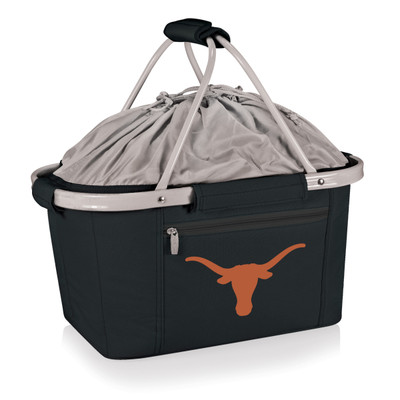 Texas Longhorns Metro Basket Collapsible Cooler Tote | Picnic Time | 645-00-175-194-1