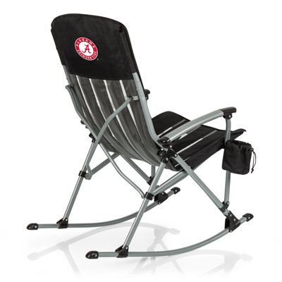 Alabama Crimson Tide Outdoor Rocking Camp Chair | Picnic Time | 805-01-175-004-0