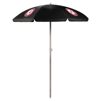 Alabama Crimson Tide 5.5 Ft. Portable Beach Umbrella | Picnic Time | 822-00-179-004-0