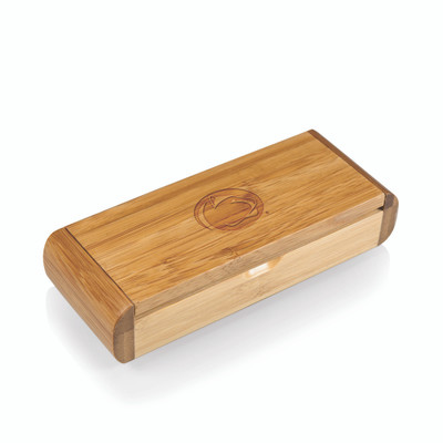 Penn State Nittany Lions Elan Deluxe Corkscrew In Bamboo Box | Picnic Time | 868-00-505-493-0