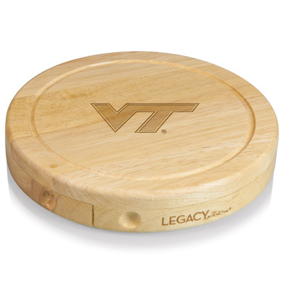 Virginia Tech Hokies Brie Cheese Cutting Board & Tools Set | Picnic Time | 878-00-505-603-0