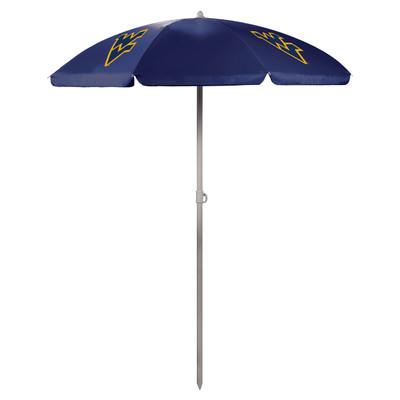 West Virginia Mountaineers Beach Umbrella | Picnic Time | 822-00-138-834-0
