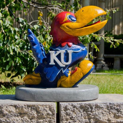Kansas Jayhawks Mascot Garden Statue | Stonecasters | 2994HT