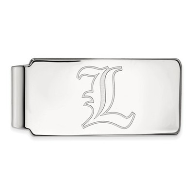 Louisville Cardinals L Sterling Silver Money Clip | Logo Art | SS019UL