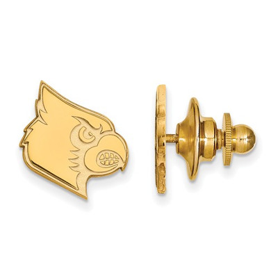 Louisville Cardinals Mascot 14K Gold Lapel Pin | Logo Art | 4Y047UL