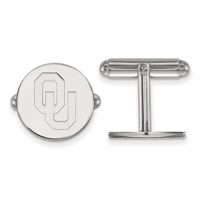 Oklahoma Sooners Sterling Silver Cufflinks | Logo Art | SS011UOK