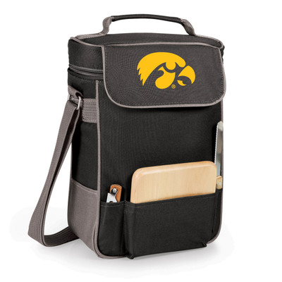 Iowa Hawkeyes Duet Wine and Cheese Picnic Tote | Picnic Time | 623-04-175-222-0-1