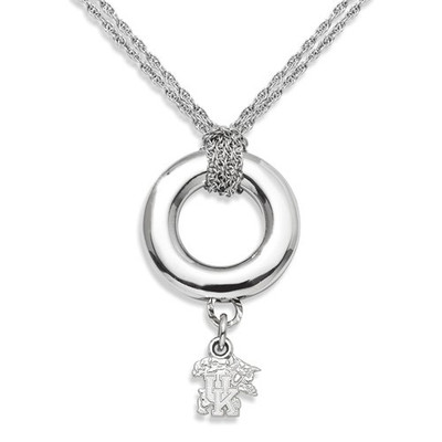 Kentucky Wildcats Sterling Silver Sterling Silver Halo Necklace | Logo Art | LGAUK051HALO-SS