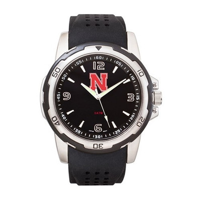 Nebraska Huskers Men's Stealth Sports Watch | Logo Art | UNE143