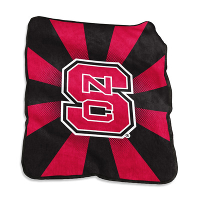 NC State Wolfpack Raschel Throw Blanket | Logo Chair | 186-26