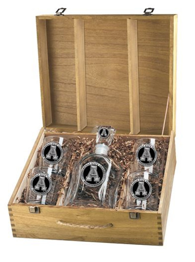 Appalachian State Mountaineers Decanter Box Set | Heritage Pewter | CPTB10325EK