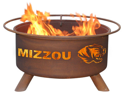 Missouri Tigers Portable Fire Pit Grill | Patina | F409