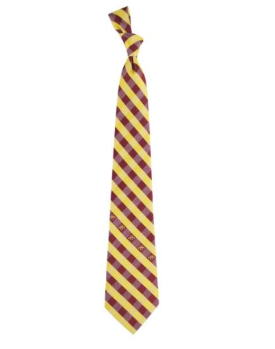 Iowa State Cyclones Woven Poly Check Tie | Eagles Wings | 5158