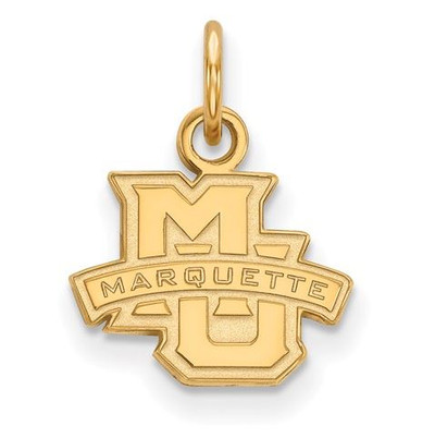 Marquette University 14k Yellow Gold Extra Small Pendant | Logo Art | 4Y001MAR