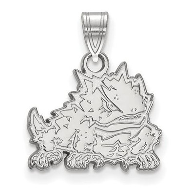 TCU 14k White Gold Small Pendant | Logo Art | 4W017TCU