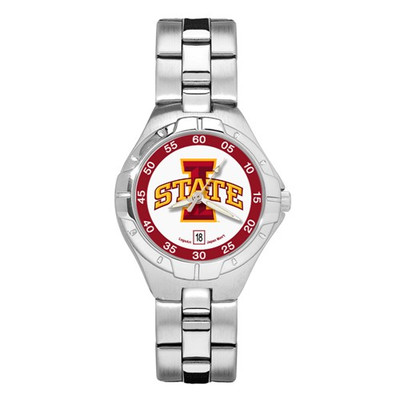 Iowa State "I STATE" Woman's Pro II Bracelet Watch | Logo Art | IAS219