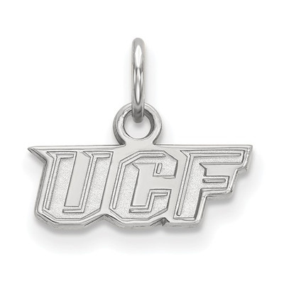 University of Central Florida 10k White Gold Extra Small Pendant | Logo Art | 1W024UCF