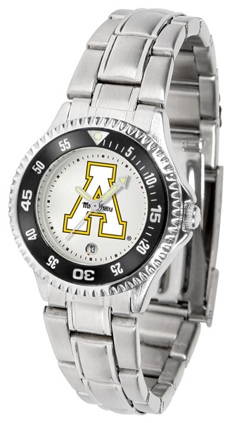 Appalachian State Mountaineers Ladies Competitor Steel Watch | SunTime | st-co3-asm-complm