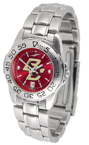 Boston College Eagles Ladies Sport Steel AnoChrome Watch | SunTime | ST-CO3-BCE-SPORTLM-A