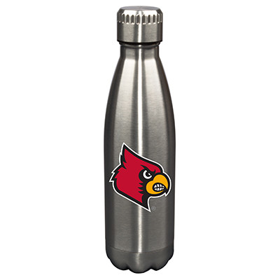 Louisville Cardinals 17oz Stainless Steel Water Bottle | Memory Company | MEM-LOU-710101