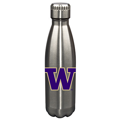 Washington Huskies 17oz Stainless Steel Water Bottle | Memory Company | MEM-UWA-710101