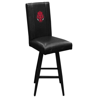 Arkansas Razorbacks Secondary Logo Bar Stool Swivel 2000 | Dreamseat |XZ2000BSSBLK-PSCOL12016