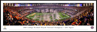 LSU Tigers National Champions Standard Frame Panoramic Photo| Blakeway | CFPC20LSUF