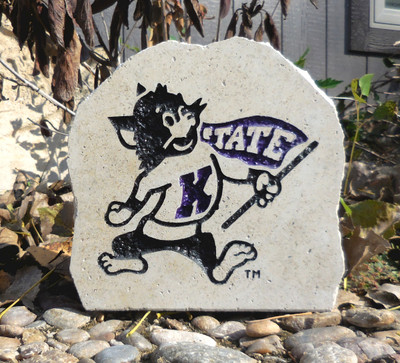 Kansas State Wildcats Decorative Stone Willie7| Stoneworx | ksu42