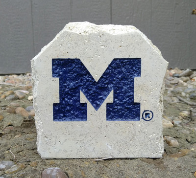 Michigan Wolverines Decorative Stone 5.5| Stoneworx | mich20