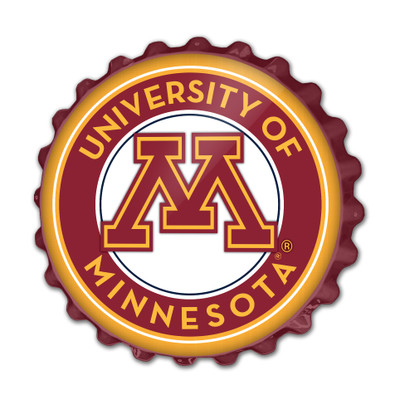 Minnesota Golden Gophers Team Spirit Bottle Cap Wall Sign Gold Minnesota Golden Gophers Team Spirit Bottle Cap Wall Sign Gold