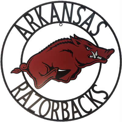Arkansas Razorbacks Wrought Iron Wall Decor | LRT SALES | ARKWRI18