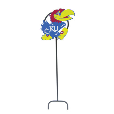 Kansas Jayhawks Wrought Iron Yard Decor | LRT SALES | KU1FLWWRI