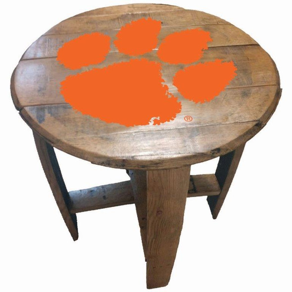 Clemson Tigers 21" Barrel Team Table | GREENSTONES | BTT-CLEM-01