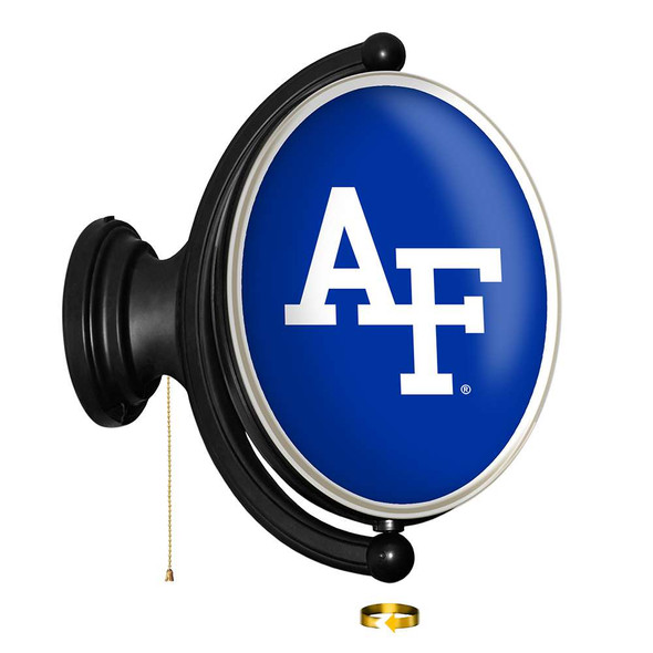 Air Force Academy Falcons Original Oval Rotating Lighted Wall Sign - Blue | The Fan-Brand | NCAIRF-125-01A